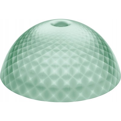 193,95 € Free Shipping | Lamp shade Spherical Shape 67×67 cm. Lamp screen Living room, dining room and bedroom. PMMA. Green Color