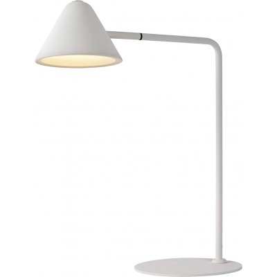 225,95 € Free Shipping | Desk lamp 3W 3000K Warm light. 49×38 cm. Metal casting. White Color