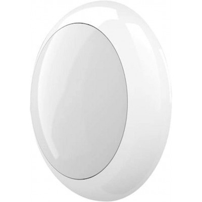 Indoor wall light 17W Round Shape 8×8 cm. Living room, dining room and bedroom. Polycarbonate. White Color
