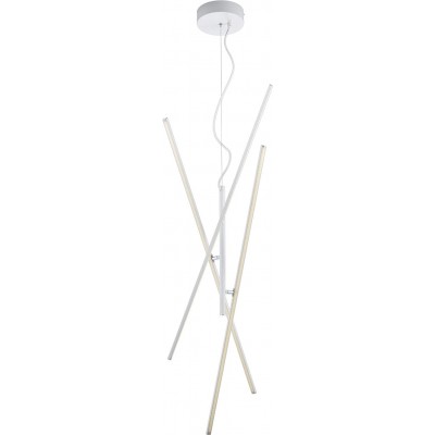 249,95 € Spedizione Gratuita | Lampadario Trio 9W 3000K Luce calda. 150×100 cm. 3 punti luce Metallo. Colore bianca