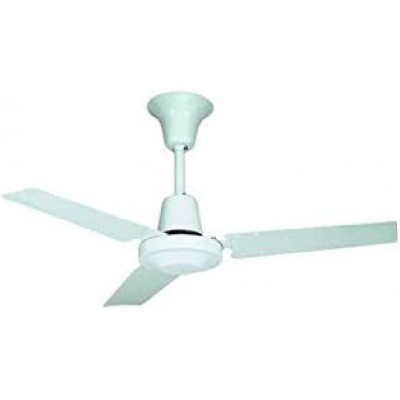 146,95 € Free Shipping | Ceiling fan 15×15 cm. 3 vanes-blades White Color