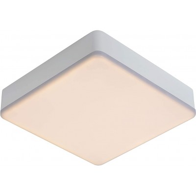 Plafonnier intérieur 30W 22×22 cm. LED Aluminium. Couleur blanc