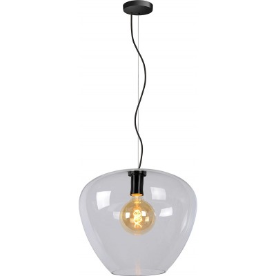 272,95 € Free Shipping | Hanging lamp 60W Spherical Shape 159×40 cm. Living room, dining room and lobby. Modern Style. Crystal, Metal casting and Glass. Brass Color