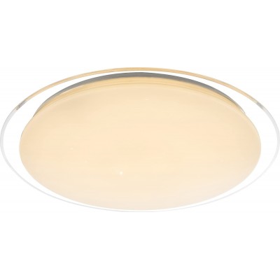 191,95 € Free Shipping | Indoor ceiling light 60W Round Shape 56×56 cm. Living room, dining room and bedroom. Acrylic. White Color