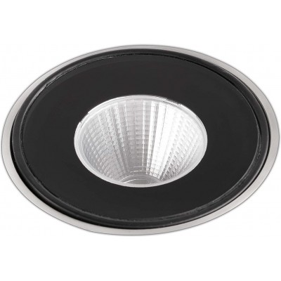 197,95 € Free Shipping | Recessed lighting 6W Round Shape 6×6 cm. LED Living room, dining room and lobby. Modern Style. Stainless steel and Crystal. Black Color