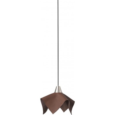 62,95 € Free Shipping | Hanging lamp 5W Round Shape 20×20 cm. LED Living room, bedroom and lobby. Aluminum. Brown Color