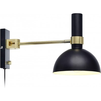 146,95 € Free Shipping | Indoor wall light 60W 40×24 cm. Adjustable Metal casting. Black Color