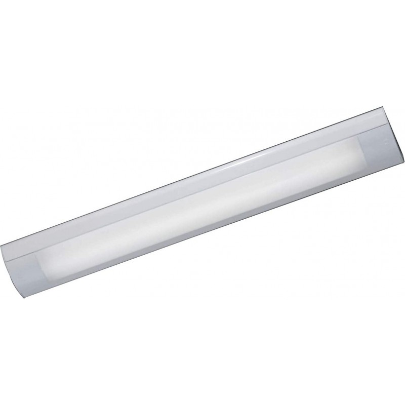 149,95 € Envio grátis | Lâmpada de teto 18W Forma Alongada 96×20 cm. LED Sala de estar, sala de jantar e quarto. PMMA. Cor branco