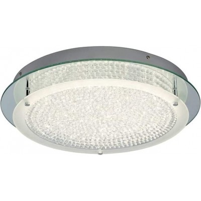 162,95 € Free Shipping | Indoor ceiling light 4000K Neutral light. 36×36 cm. Crystal. Plated chrome Color