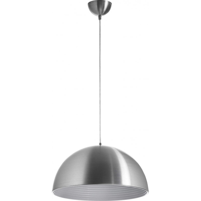 142,95 € Free Shipping | Hanging lamp Spherical Shape Ø 40 cm. Kitchen and dining room. Modern Style. Aluminum. Aluminum Color