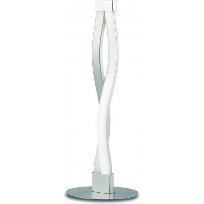 Table lamp 6W 42×42 cm. Steel, acrylic and aluminum. Plated chrome Color