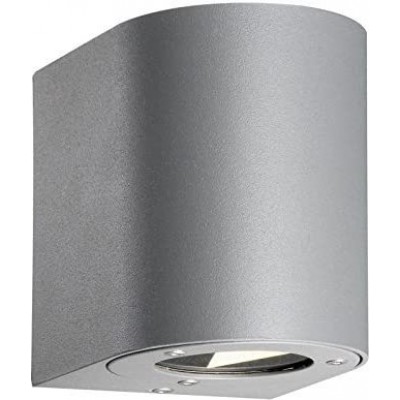 Настенный светильник для дома 12W 3000K Теплый свет. Цилиндрический Форма 11×10 cm. LED Столовая, спальная комната и лобби. Современный Стиль. Оцинкованная сталь. Серый Цвет