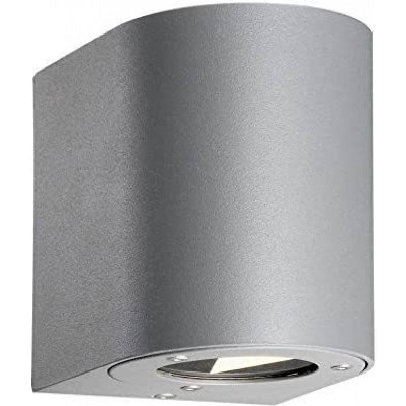 174,95 € Free Shipping | Indoor wall light 12W 3000K Warm light. Cylindrical Shape 11×10 cm. LED Dining room, bedroom and lobby. Modern Style. Galvanized steel. Gray Color