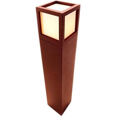 167,95 € Free Shipping | Luminous beacon 20W Rectangular Shape 65×11 cm. Terrace, garden and public space. Aluminum. Brown Color