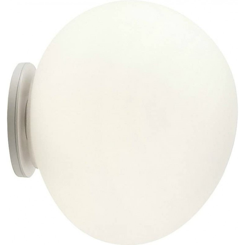 277,95 € Free Shipping | Indoor wall light 33W Spherical Shape 13×12 cm. Dining room, bedroom and lobby. PMMA. White Color