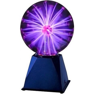 94,95 € Envoi gratuit | Éclairage décoratif 29×20 cm. Boule de plasma Couleur noir