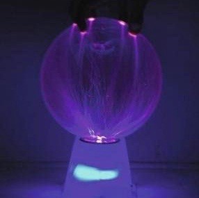 94,95 € Free Shipping | Decorative lighting 29×20 cm. Plasma ball Black Color