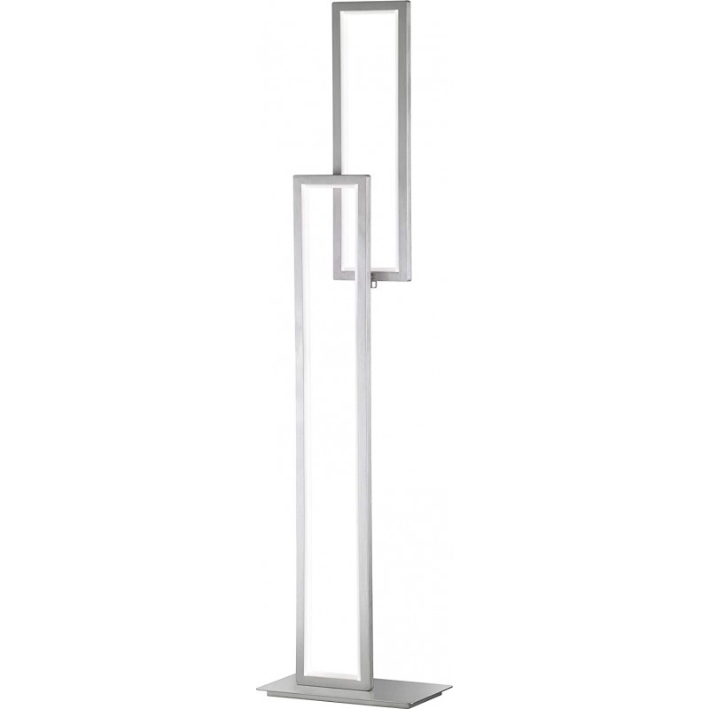 359,95 € Free Shipping | Floor lamp 31W Rectangular Shape 153×38 cm. Touch dimmer Living room, dining room and lobby. Modern Style. PMMA and Metal casting. Nickel Color
