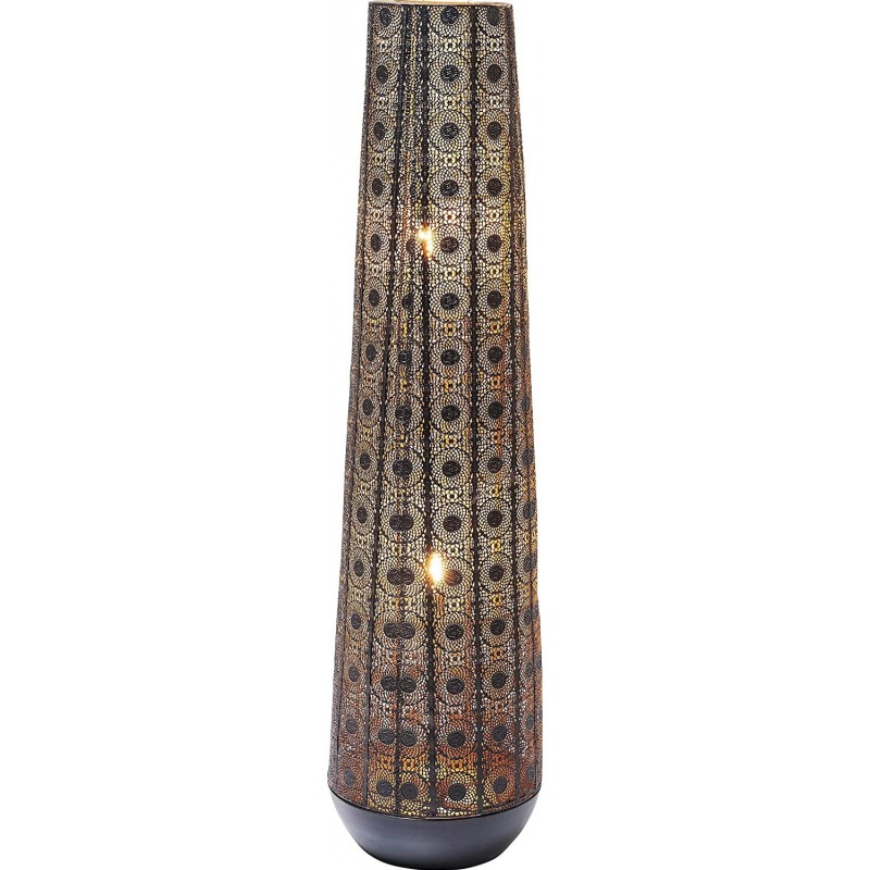 323,95 € Free Shipping | Table lamp 60W Cylindrical Shape 120×31 cm. Living room, bedroom and lobby. Steel. Brown Color