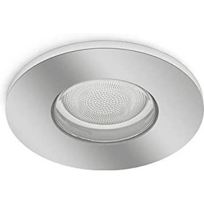 293,95 € Envoi gratuit | Éclairage encastré Philips 6W 9×9 cm. LED. Alexa et Google Home Pmma et métal. Couleur chromé