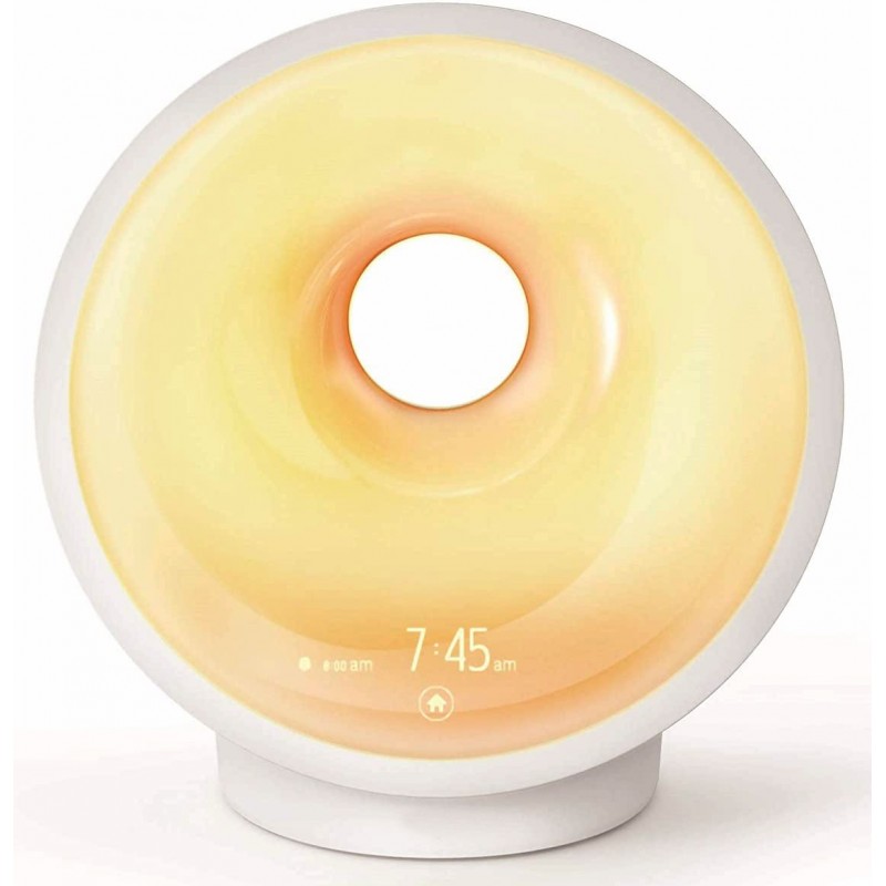 269,95 € Envoi gratuit | Lampe de table Philips 31×28 cm. Veilleuse. fonction réveil Pmma. Couleur blanc