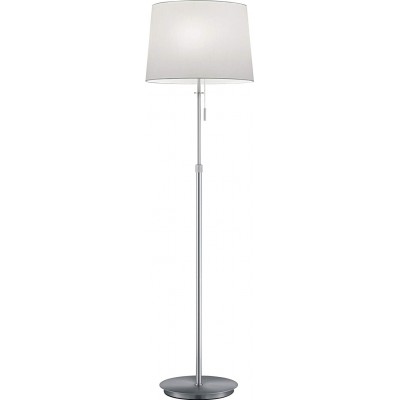 Lampada da pavimento Trio 60W 5000K Luce neutra. Forma Cilindrica 180×46 cm. LED Soggiorno, sala da pranzo e atrio. Stile moderno. Metallo. Colore nichel