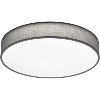 296,95 € Spedizione Gratuita | Plafoniera da interno Trio 40W 60×60 cm. LED Tessile. Colore grigio