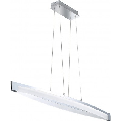 535,95 € Envio grátis | Lâmpada pendurada 40W 150×127 cm. LED Metais. Cor cromado