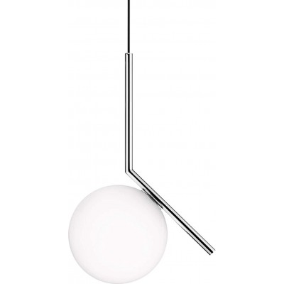 457,95 € Free Shipping | Hanging lamp 60W 48×20 cm. Steel, metal casting and brass. White Color