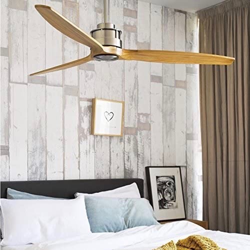 477,95 € Free Shipping | Ceiling fan 36W 152×152 cm. 3 vanes-blades Metal casting. Brown Color