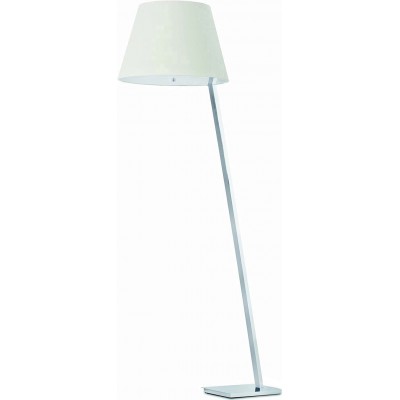 339,95 € Free Shipping | Floor lamp 15W Conical Shape Ø 45 cm. Living room, dining room and bedroom. Modern Style. Stainless steel, PMMA and Polycarbonate. White Color