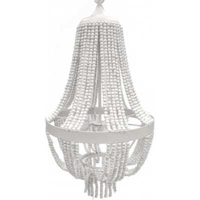 吊灯 球形 形状 35×35 cm. 厨房, 饭厅 和 卧室. 现代的 风格. 金属. 白色的 颜色