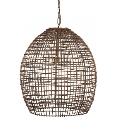 378,95 € Free Shipping | Hanging lamp Spherical Shape 61×61 cm. Living room, kitchen and bedroom. Modern Style. Metal casting and Wood. Golden Color