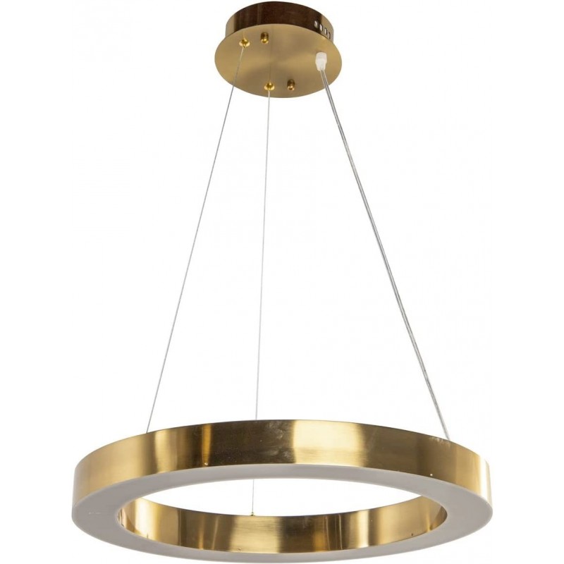 444,95 € Free Shipping | Hanging lamp Round Shape 50×50 cm. LED Living room, kitchen and bedroom. Modern Style. Acrylic and Metal casting. Golden Color