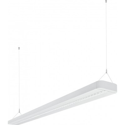 ハンギングランプ 48W 長方形 形状 149×12 cm. LED リビングルーム, ダイニングルーム そして ベッドルーム. 白い カラー