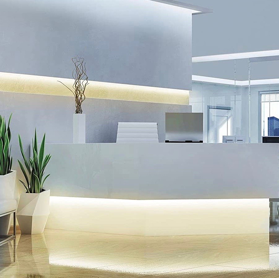 497,95 € Envio grátis | Tira e mangueira de LED 72W LED 2000 cm. 20 metros. Bobina de tira de LED. cabo adaptador Pmma. Cor prata