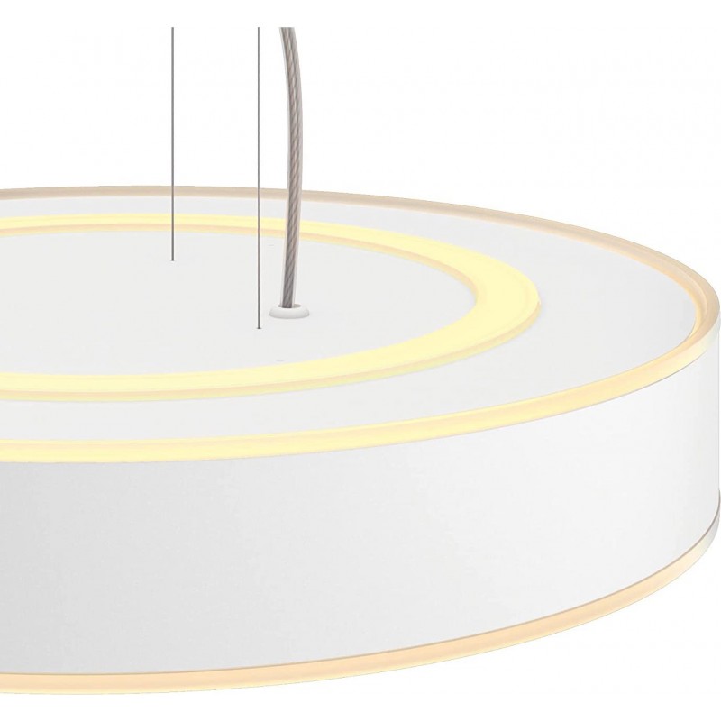 346,95 € Kostenloser Versand | Hängelampe Philips 34W 43×43 cm. LED Pmma und metall. Weiß Farbe