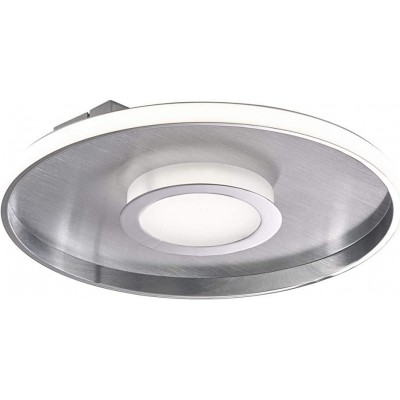 319,95 € Free Shipping | Indoor ceiling light 28W Round Shape 45×45 cm. LED with 3 intensity levels Living room, bedroom and lobby. Acrylic and Metal casting. Plated chrome Color