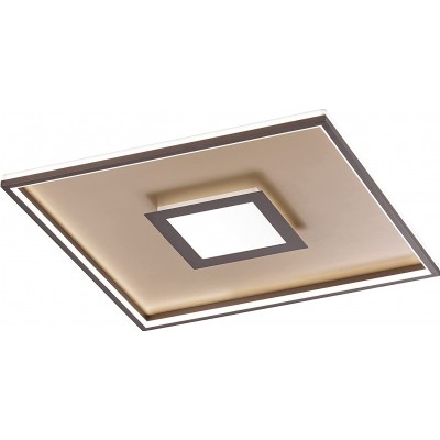 319,95 € Free Shipping | Indoor ceiling light 27W Square Shape 40×40 cm. LED with 3 intensity levels Living room, dining room and lobby. Acrylic and Metal casting. Oxide Color