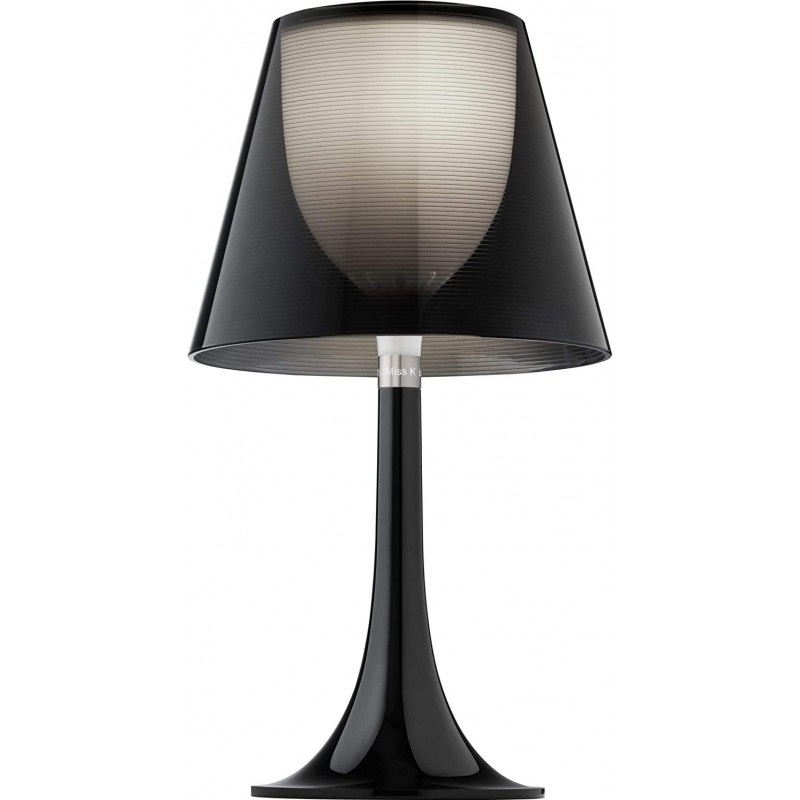 382,95 € Free Shipping | Table lamp 100W Conical Shape 52×31 cm. Living room, bedroom and lobby. Modern Style. Polycarbonate. Gray Color