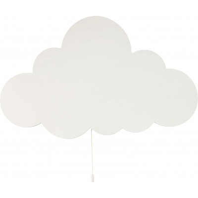 Детская лампа 9W 42×30 cm. Дизайн в виде облака Гостинная, столовая и лобби. Древесина. Белый Цвет
