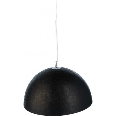 306,95 € Free Shipping | Hanging lamp Spherical Shape 100×45 cm. Living room, dining room and bedroom. Metal casting. Black Color