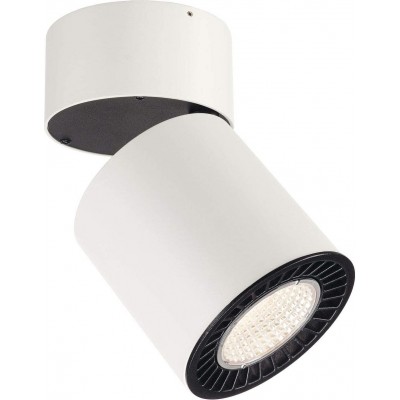 277,95 € Free Shipping | Indoor spotlight 35W 3000K Warm light. 21×13 cm. Adjustable Aluminum. White Color