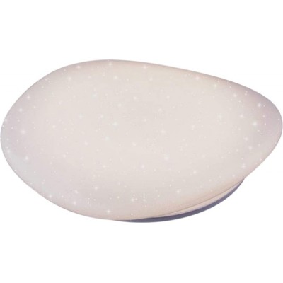 Ceiling lamp 80W Round Shape 76×76 cm. Dining room, bedroom and lobby. Aluminum. White Color