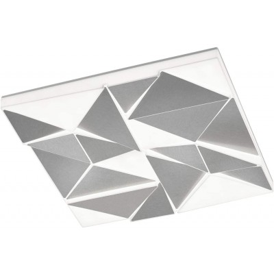 室内顶灯 Trio 45W 正方形 形状 60×60 cm. LED 客厅, 饭厅 和 卧室. 现代的 风格. 丙烯酸纤维. 灰色的 颜色