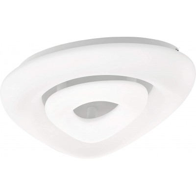 Ceiling lamp 36W Round Shape 62×49 cm. Double focus Dining room, bedroom and lobby. Modern Style. PMMA. White Color