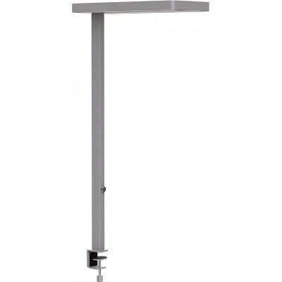 台灯 80W 4000K 中性光. 拉长的 形状 141×47 cm. 用夹子固定桌子 厨房 和 办公室. 现代的 风格. 金属. 银 颜色