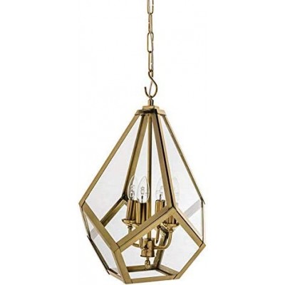 295,95 € Free Shipping | Hanging lamp Round Shape Ø 40 cm. Living room, bedroom and lobby. Design Style. Steel. Golden Color