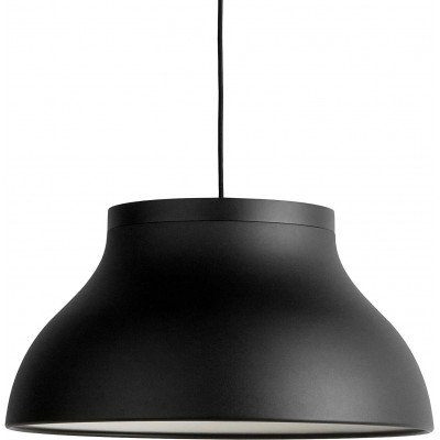 Lampe à suspension Façonner Ronde 40×40 cm. Salle, salle à manger et chambre. Style moderne. Aluminium et PMMA. Couleur noir