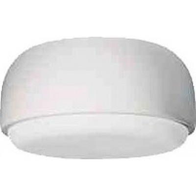 Ceiling lamp 13W Round Shape Ø 40 cm. LED Living room, bedroom and lobby. Classic Style. Steel and Crystal. White Color
